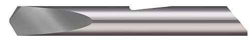 Micro 100 QSD-250 Spade Drill - Quick Change, 118° Point Angle, 1/4" Dia, .679" Flute Length, .035" Web Thickness, 1/4" Shank Dia, 2" OAL, Uncoated