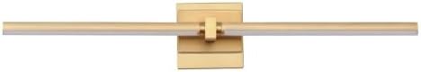 Dorian - 18W 1 LED Wall Sconce-3 Inches Tall and 30.5 Inches Wide-Gold Finish