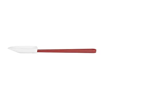 Vogue Heat Resistant Spoonula in Red - Plastic - Non Abrasive and Stain Resistant - Dishwasher Safe - 255 mm / 10"