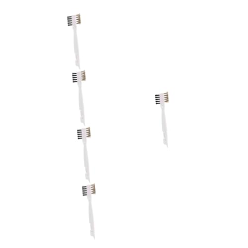 Ipetboom 5pcs Gas Stove Scrub Brush Wire Cooktop Cleaning Tool for Household Use Deep Cleans Grease Grime Hard Reach Areas Essential Kitchen Scrubbing Brush for Cookware Maintenance