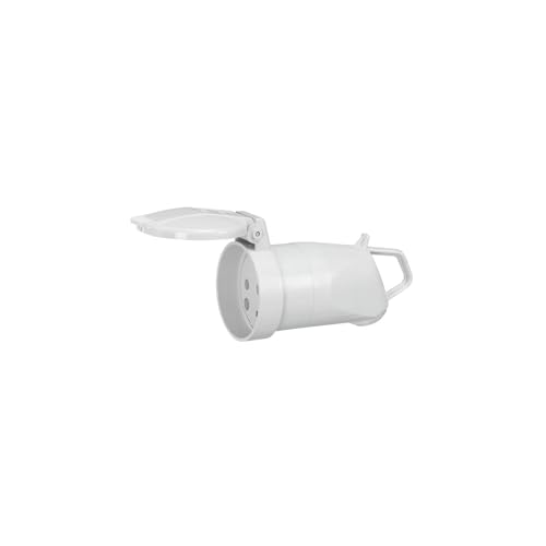 055667 - Fiche femelle Legrand 3P+N+T 20A 380V - Coudée avec volet et éclips de protection