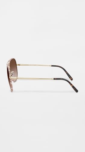 Image of Tory Burch Women's Eleanor Pilot Sunglasses