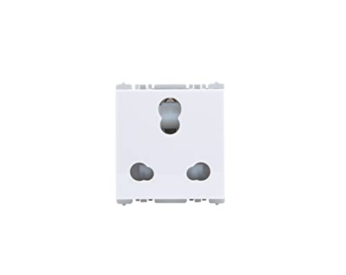 Image of Wipro Northwest Nowa 6 /16A 3 Pin - Power Socket, White (pack of 5)