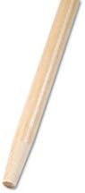 (6 Pack Value Bundle) BWK125 Tapered End Broom Handle, Lacquered Hardwood, 1-1/8 Dia. x 60 Long