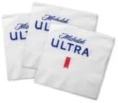Michelob Ultra Cocktail Napkins, White, 250 Pack