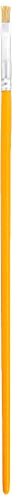 Pincel Escolar Chato Longo Individual 815-04 Blister Leonora, Amarelo