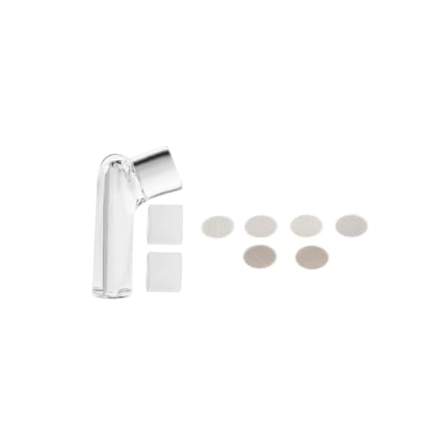 Glass Mouthpiece compatible with Venty with 2 Silicone Gaskets and Small Screen Set