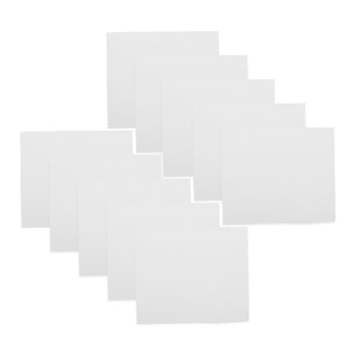 Toddmomy Guitar Cleaning Cloths Set of 10 Soft Fine-fibered Instrument Care Cloths for Violin Piano