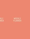 Weekly Planner: Coral Glow