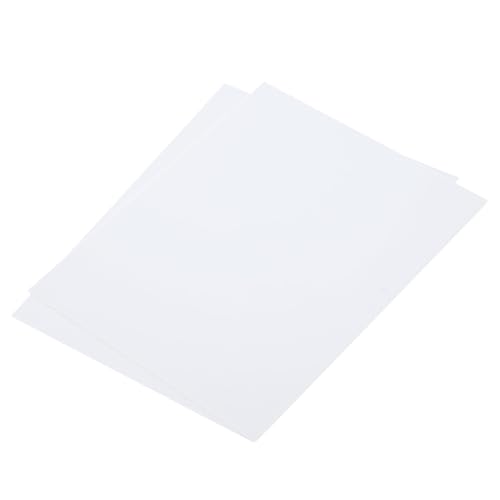 Image of MECCANIXITY White ABS Plastic Sheet 10 x 8 x 0.03 Inch for Building Model, DIY Crafts, Panel, Pack of 2 Pcs