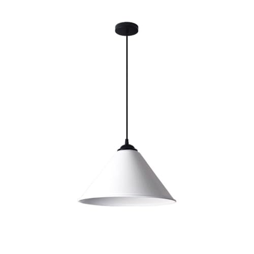 Lámpara colgante industrial gris de 40cm para techo de oficina y hogar