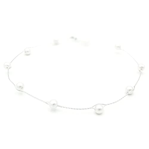 Single pearl Princess Floral Tiara Crown Pack of 1 For Girls & Women (Hair Accessory) (Silver)-image-39
