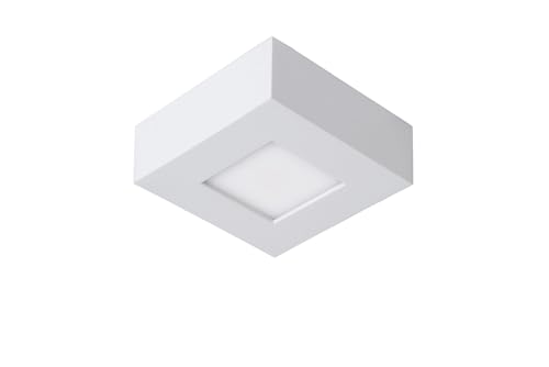 LUCIDE Brice-LED - Flush Ceiling Light Bathroom - LED Dim. - 1x8W 3000K - IP44 - White - Image 2