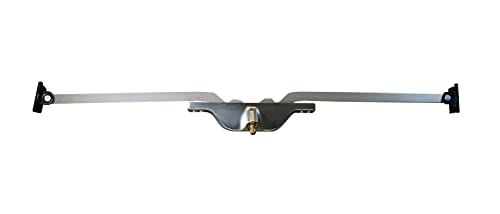 WRS Truth Brushed Nickel Pivot Shoe Operator, 11 Inch Arm, Front Mount