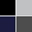 Black/Gray/Navy/Lt Gray