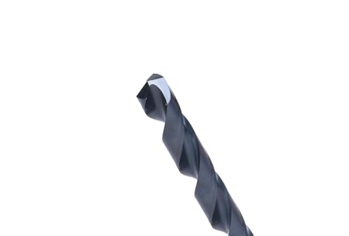 Image of Century Drill & Tool 24130 Pro Grade Black Oxide Drill Bit, 15 /32 inch, Pro | Straight shank, 5-3 /4 inch overall length, 135 point, cuts steel, wood & plastic, 135 split point