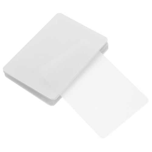 Zerodeko Película Laminada Transparente para Fotos 100 Hojas 3 Pulgadas (95 X 66 Mm) Pvc Protector Anti Decoloración para Laminación Térmica en Oficina y Documentos