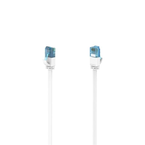 Câble réseau plat CAT-6a Hama 15m blanc pour en finir avec les déconnexions Wi-Fi