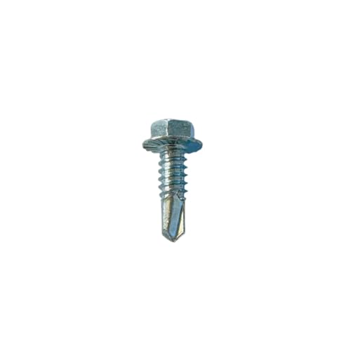 Tornillos Autoperforantes 5/16-12 x 1 in Hex Zinc Acero miniatura 2