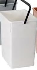 CubetasGastronorm ® - Cubeta Reciclar Blanco 15L con asa 20x28x34 Fervik