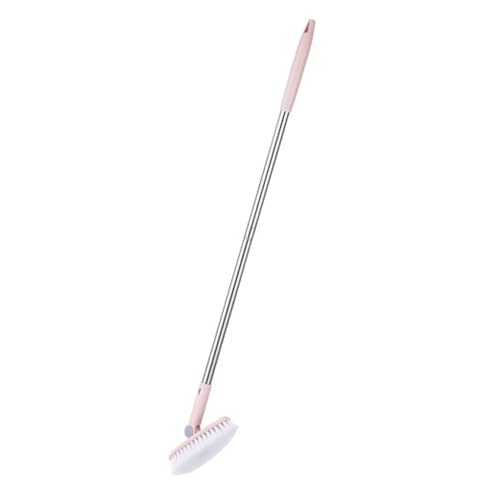 Folding Pole Floor Brush Multifunctional Plastic Long Handle Washing Brush Effortlessly Washs Bathroom and Kitchen
