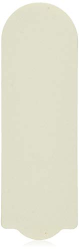 ForPro Stainless Steel Pedi File Refill, 180 Grit, White, EZ-Strip Peel Pedicure Refill Pads, 1.25 W x 4 L, 50-Count