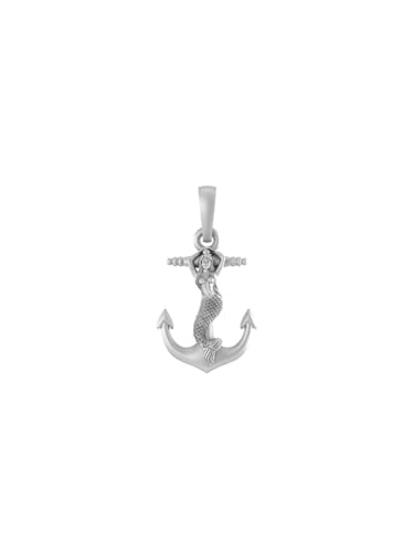 Pendentif ancre de bateau argent 925 bijou marin haut de gamme unisexe