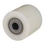 Roues Roulettes Transpalette Rouleau Hub Chariot roues 80 x 50 mm neuf Cover