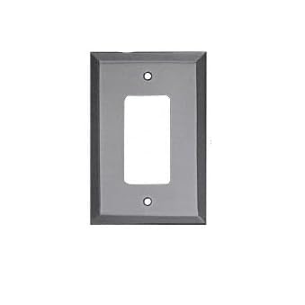 Miroir métal plaque CRL mmp12bn pour fixation murale robuste et stable