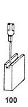 Balais de Charbon pour AEG PN3000X2 Marteau 5x10x16mm