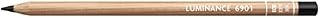 Caran d'Ache Luminance Colour Pencil Artist 6901.009 Coloured Pencils Pack of 3 Colour: 009 Steel Black/Black