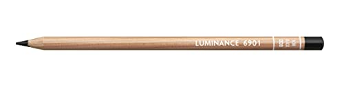 Image of CARAN DACHE LUMINANCE 6901 THE MOST LIGHTFAST PERMANENT COLOUR PENCIL EVER DESIGNED FOR PROFESSIONAL ARTIST (BLACK)