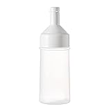 250ml Quetschflasche, Ölflasche Staub- und auslaufsichere Saucenflasche, Plastiksauce Boot Ketchup Gewürzspender