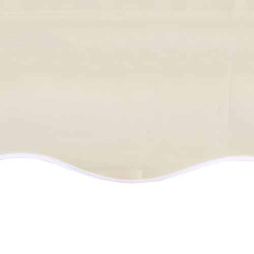 Haut de rechange résistant en polyester crème pour store extérieur - 5