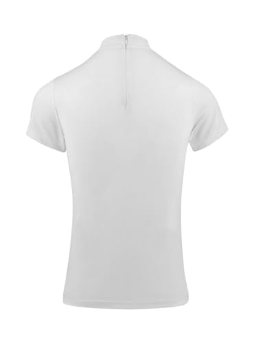Polo blanco para mujer Dorlo Equithème talla S de equitación 6