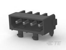 770846-1, 04P CMNL HDR Assy R/A BLK HT (25 Items)