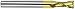 Kyocera SGS Precision Tools, 32280, 1/8 ENDMILL 2FL SQ TN, 0.125 Cutting Dia, 0.375 Length of Cut, 0.25 Shank Dia, 2.5 Overall Length, Carbide, TNCoated