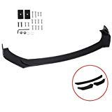 Universal Front Bumper Lip Body Kit Spoiler GT Style Black ABS Front Bumper Lip Spoiler Wing Body Fits For almost cars Honda civic,Nissan,BMW,Mercedes,Audi,Infiniti,TOYOTA