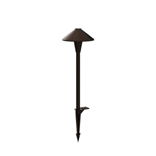 Image of LEONLITE 6-Pack 5CCT Low Voltage LED Pathway Lights, Flat Cone Head