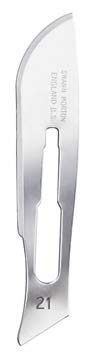Swann Morton No 21 Sterile Stainless Steel Blades