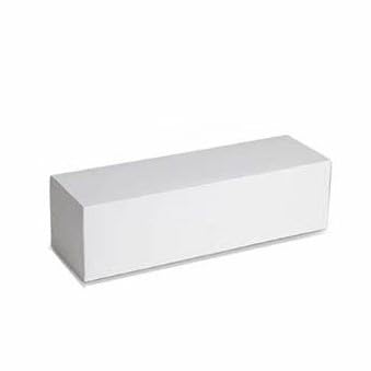 Lot de 10 Boites à Buches et Cakes - Carton blanc - 30 x 11 x 10 - Pour transport Gâteaux Pâtisseries Dessert Noël