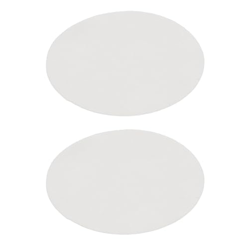 HEANUJJ 2 Packs Round Filter Paper Discs for Laboratory Use Synthetic Oil Test Paper for Mushroom Cultivation High Particle Retention Qualitative Consumables for Chemistry and Filtration