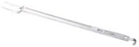 Royal Industries Long Handle Grill Fork, Heavy Duty Stainless Steel, 21", Commercial Grade