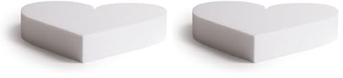 Decora, 0173910 Disque cœur en polystyrène emballé Individuellement, Idéal comme modèle pour réaliser des gâteaux à étages, Bords Droits, 30 X H 5 CM....