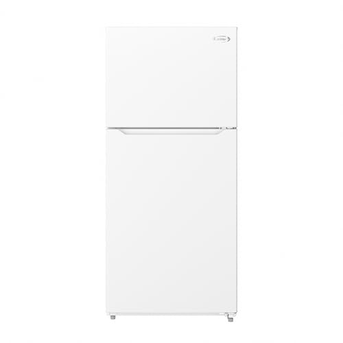 Image of KoolMore 30 Inch 18 Cu Ft Top Freezer Refrigerator, White, Freestanding Full Size Fridge Freezer for Home Kitchen or Garage
