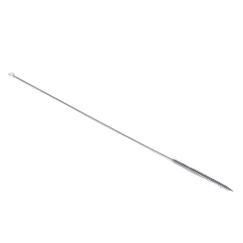Cepillo para desagüe de acero inoxidable extra largo con bucle torcido 2
