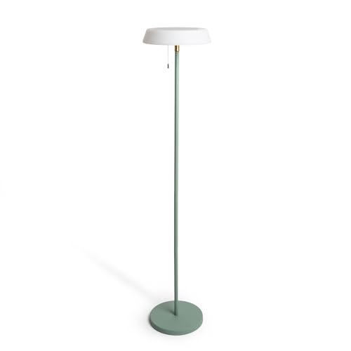 LEDKIA LIGHTING Lámpara de Pie Solar Exterior LED 2.6W Aldana Verde Celadón
