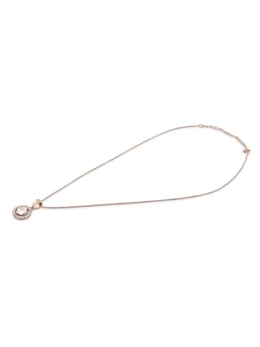 CZ Embellished Pendant & Chain - Women