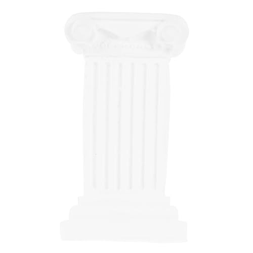 Cabilock Architectural Sculpture Mini Gypsum Roman Pillar Candle Holder for Wedding Decor