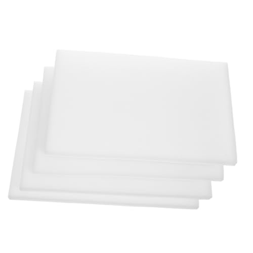 CLISPEED 4 pièces Coussins Mousse pour Boîte à Bijoux Inserts de Protection pour Bagues et Boucles Doreilles Supports Dorganisation Empilables et Durables Accessoires de Rangement Blanc